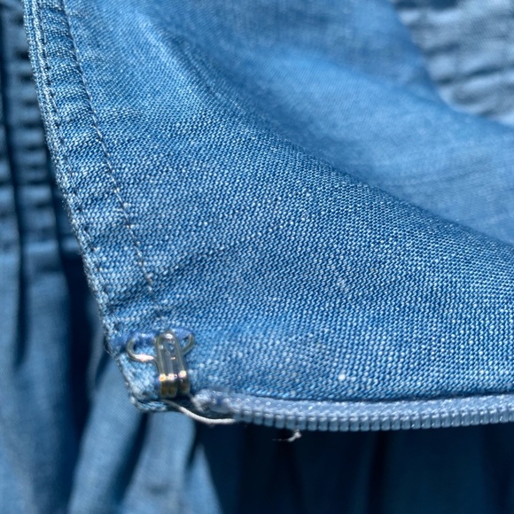 Flirty & Fun Loft Side Zip Denim Mini - Picture 7 of 7